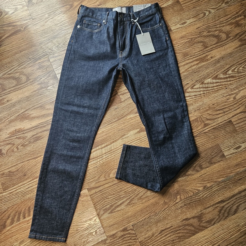 Everlane High Waisted‎ Skinny Jeans Women Size 27 Regular Dark Wash Blue NWT